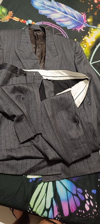 Traje Chaqueta Gris Marengo Talla 52