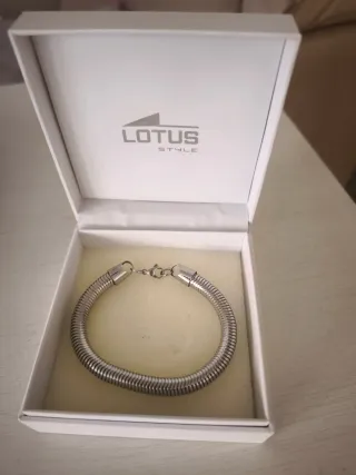 Pulsera Lotus Style Hombre Plata