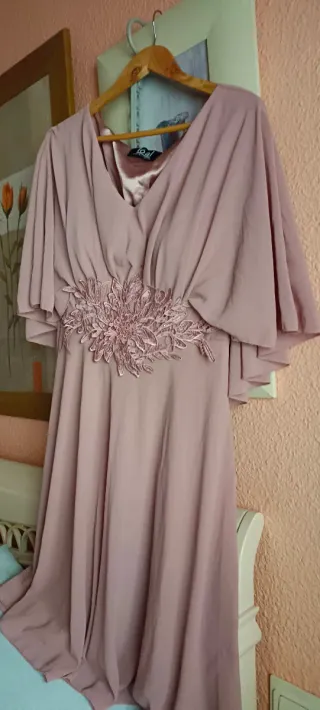 Vestido vaporoso romántico talla 44/46
