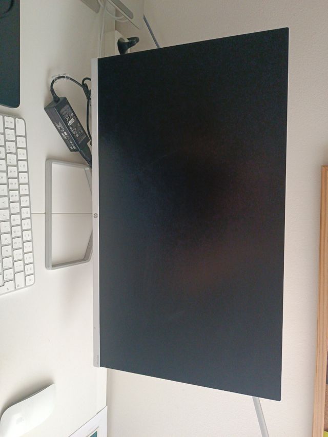 Pantalla HP Plata y Negra