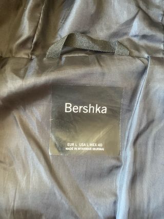 Chaleco acolchado Bershka talla L negro