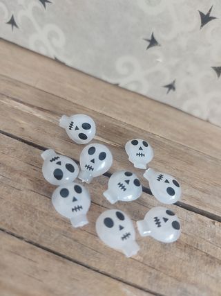 Mini figuras resina Halloween calaveras