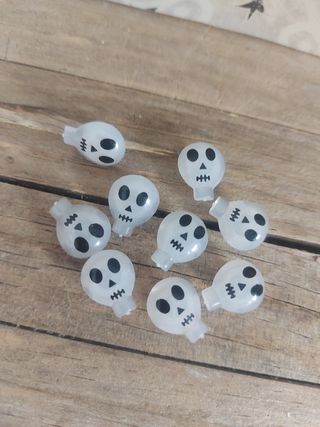 Mini figuras resina Halloween calaveras