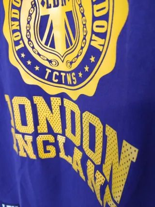 Camiseta ENGLAND AUTH 99 con logo London NUEVA! 
