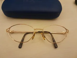 Gafas Balenciaga Vintage Montura Dorada