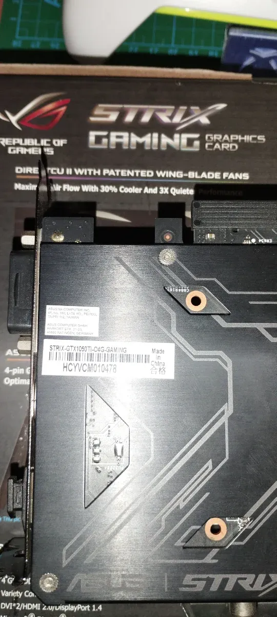 Gráfica Asus ROG Strix GTX 1050 Ti 4GB