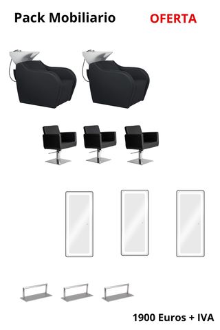 Pack Mobiliario Peluquería OFERTA