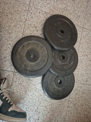 Discos de pesa Decathlon 5kg