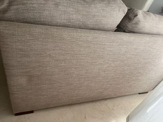 Sofá de 2 plazas beige