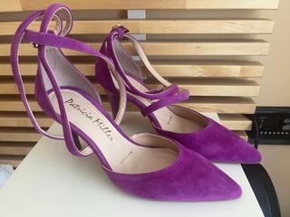 Zapatos de tacón morados Patricia Miller talla 39