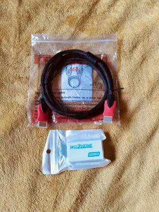 Adaptador Wii HDMI con Cable HDMI 1.5 metros     
