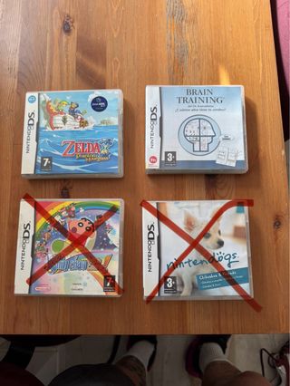 Lote 4 Juegos Nintendo DS