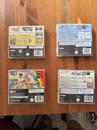 Lote 4 Juegos Nintendo DS
