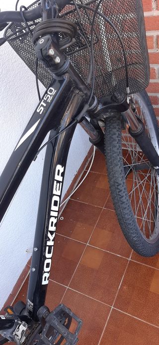 Bicicleta Rockrider ST50 Negra