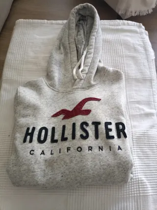 Sudadera Hollister Gris. 
