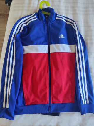 Chándal Adidas Azul y Rojo de 11 a 12 años 
