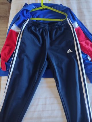 Chándal Adidas Azul y Rojo de 11 a 12 años 