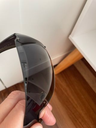 Gafas de sol Versace negras
son un poco trasparent