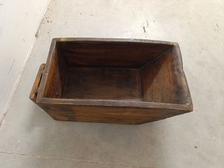 Cajón antiguo de madera