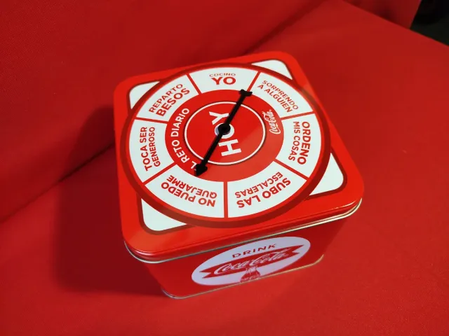 Caja Metálica Coca-Cola Roja