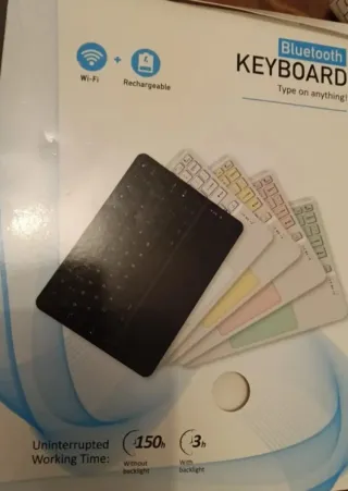 Teclado Bluetooth Recargable Wi-Fi