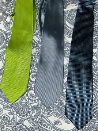 Corbata de seda Mirto verde