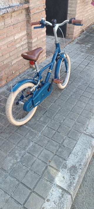 Bicicleta infantil B'Twin azul 16