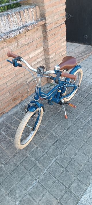 Bicicleta infantil B'Twin azul 16