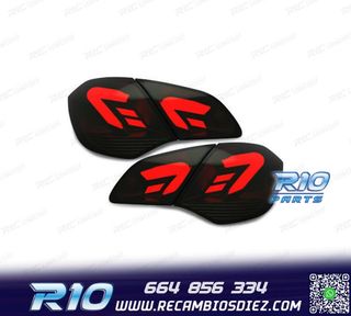 PILOTOS PARA OPEL ASTRA J 09-15 FULL LED NEGRO AHUMADO