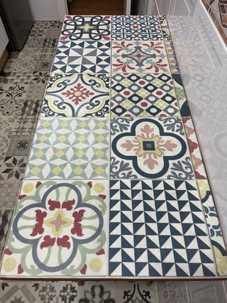 Mesa auxiliar cocina madera con ruedas