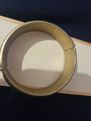 Bracciale vintage dorato floreale