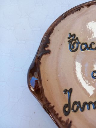 Conjunto 2 Platos Aperitivo Cerámica