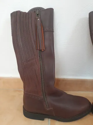 Botas de mujer montar a caballo marrones