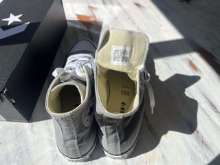 Zapatillas Converse Altas Grises Talla 42