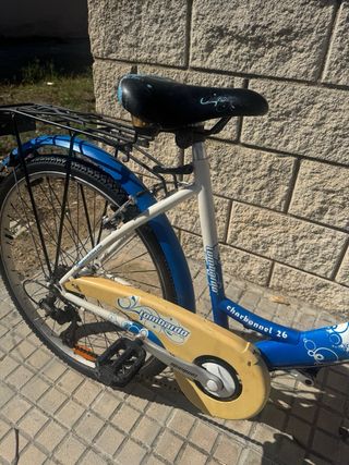 Bicicleta Lombardo azul y blanca