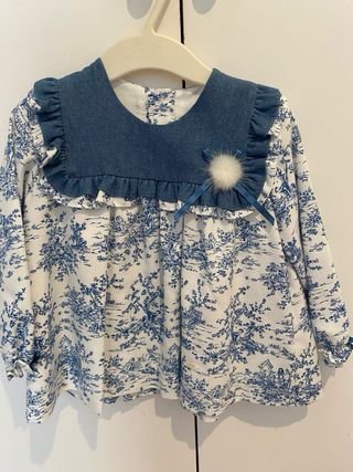 Vestido y pololo niña Yoedu
con Capota