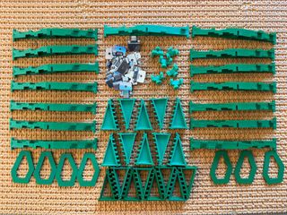 Scalextric Soportes y Cuñas Verdes