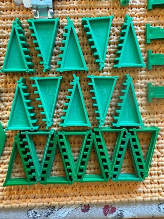 Scalextric Soportes y Cuñas Verdes