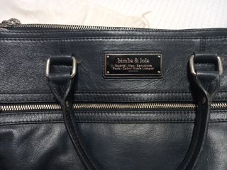 Bolso Bimba y Lola Negro Piel Sin Estrenar