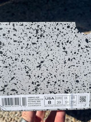 Nike Air Jordan 6 Retro Gore-Tex Talla 39