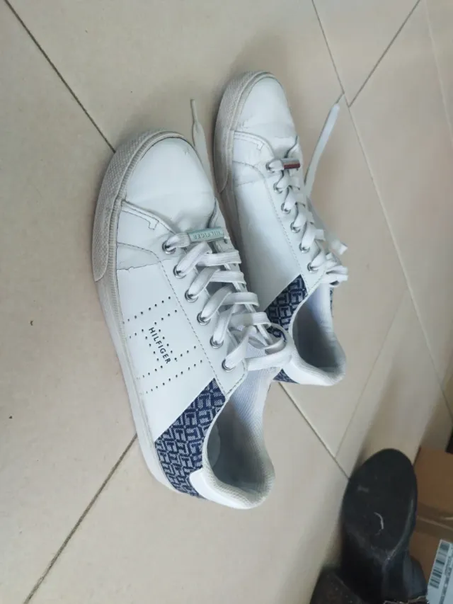 Zapatillas Tommy Hilfiger Blancas y Azules