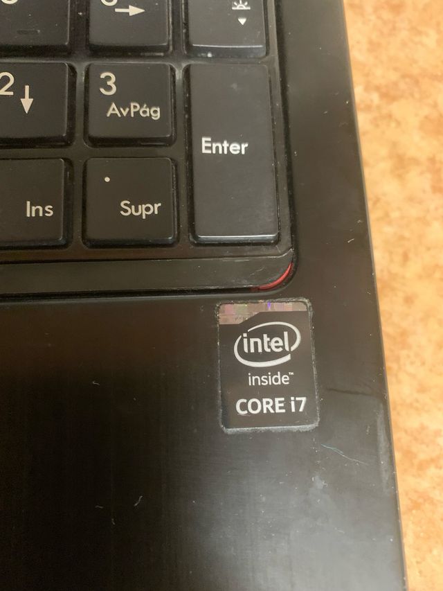 Portátil MSI i7(No Funciona)