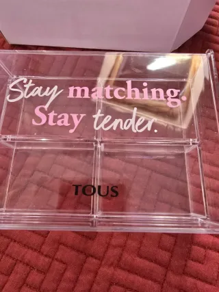 Joyero TOUS Transparente con Mensaje
