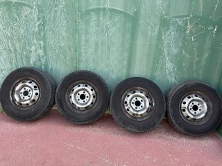 Llantas 16”+ 4 neumáticos Fiat Ducato