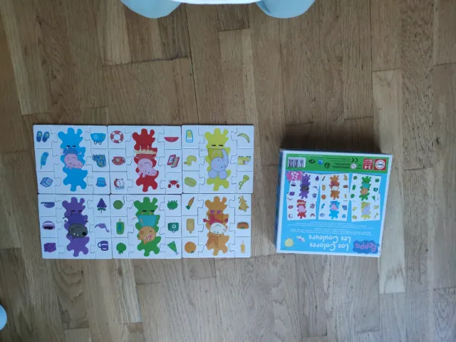 Puzzle Peppa Pig Los Colores 3-4 años