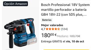Taladro Percutor Bosch GBH 18V-22