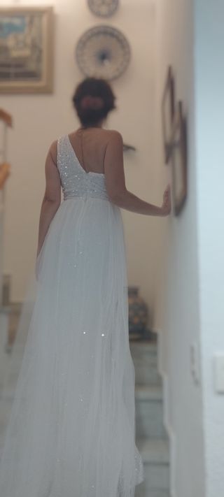 Vestido de lentejuelas corte sirena Talla S
