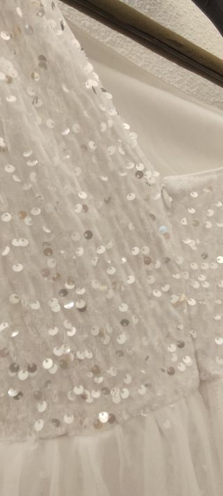 Vestido de lentejuelas corte sirena Talla S