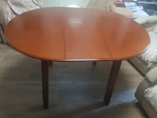 Mesa redonda extensible 90-117cm