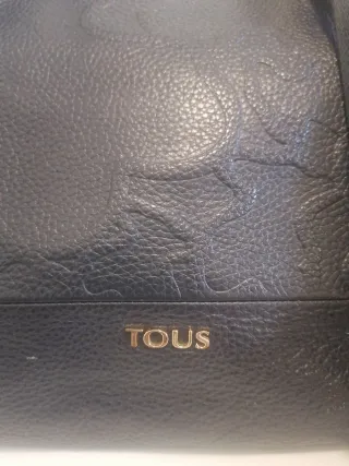 Bolso Tous Negro/Azul Marino Mano/Bandolera